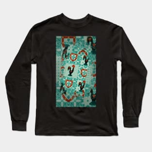 Galo de Barcelos, Portuguese Folk Art Long Sleeve T-Shirt